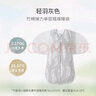 nest designs防惊跳婴儿睡袋包被新生儿春秋宝宝包裹式襁褓抱被神器 轻羽灰色-竹棉单层(建议25-27)小翅膀可拆卸 66码(建议0-6月龄；身高50-70cm) 实拍图