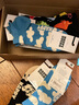 Happy Socks袜子女男袜春夏款薄荷曼波云朵袜短袜 晴空云朵 1双 M 36-40 实拍图