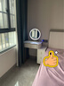 千番町 轻奢仿岩板梳妆台化妆台床头一体女卧室现代简约化妆桌小户型 倾城白60桌+柜+智能镜( 无凳) 整装 实拍图