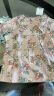 H&M童装女婴儿童连衣裙早春简约气质花卉图案棉质喇叭裙0928138 浅粉红/花朵 80/48 实拍图