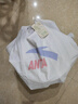 安踏（ANTA）【快干棉】T恤男女同款2025夏季情侣吸湿排汗LOGO宽松休闲短袖t恤 【小logo】纯净白8125-1 S /男165 女160 实拍图
