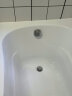 箭牌（ARROW） 亚克力普通浴缸五件套防滑浴缸家用小户型泡澡多尺寸一体成形 1.6米普通浴缸（不含五金件） 左裙 实拍图