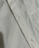 无印良品 MUJI 男式 棉水洗牛津 立领衬衫 纯棉全棉 ACA40C2S 白色 L 175/100A 实拍图