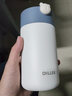 迪乐贝尔保温杯男女便携高颜值不锈钢水杯学生喝水杯子定制刻字情侣泡茶杯 杏仁白-350ML【免费刻字+贴纸】 实拍图
