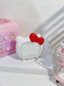 正港（ZGO）hello kitty 智能闹钟学生专用儿童闹钟女孩初高中电子闹钟桌面定时小时钟蓝牙音箱 凯蒂猫-白色【温度显示】 实拍图