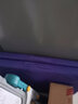 蒙拓嘉 体操垫空翻舞蹈练功瑜伽垫加厚PU皮革海绵仰卧起坐垫中小学生折叠体操垫子 两折牛津布120*60*5cm 紫色 实拍图