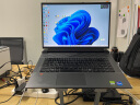 联想（Lenovo）异能者笔记本电脑支架无极升降可调节360°旋转散热器增高架小新华为苹果Mac合金架子 典雅灰 实拍图