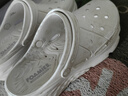 斯凯奇（Skechers）洞洞鞋夏季厚底沙滩凉鞋女外穿高级感包头踩屎感多巴胺泡泡鞋 白色/WHT 38 尺码偏大，建议选小一码 实拍图