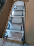 奥鹏 梯子家用四步折叠梯子加厚钢管铁梯宽踏板人字梯单侧工程梯 晒单实拍图