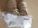 回力女鞋大码41-43孕妇鞋秋季透气网面休闲运动老爹鞋宽脚跑步鞋 米白 36 实拍图