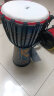 莫森（MOSEN）8英寸彩绘非洲鼓 纯羊皮印尼桃花芯木入门手鼓 免调音 颜色随机 实拍图