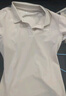 骆驼（CAMEL）速干透气运动短袖T恤女简约POLO衫 C23BA9L6014B5 无际白 XL 实拍图