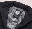 七匹狼羽绒服男短款三防立领夹克外套男士冬季极寒防跑绒保暖防风衣男装 001(黑色)-三防抗静电 3XL (185) 实拍图