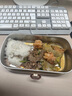 荣事达（Royalstar）电热饭盒免注水加热饭盒宿舍家用办公蒸煮热饭神器保温密封304不锈钢便当 1L 家用款 304不锈钢内胆 标配 实拍图