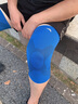 安踏（ANTA）运动保暖护膝男女跑步篮球专用膝盖护具高弹力专业髌骨保护带装备 【两只装--X型加压防滑】蓝色-2 XL 【建议150斤以上斤】 实拍图
