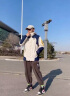 吉普（JEEP）冲锋衣裤套装男女三合一夹克男外套秋冬季防寒登山服团购定制LOGO 黑色衣+黑色裤（男款） XL 实拍图