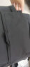 轩莱雅休闲裤子男春夏新款垂感西装裤韩版潮流宽松直筒裤青年运动九分裤 黑色 XL【120-130斤】 实拍图
