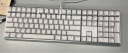 CHERRY樱桃 MX3.0S机械键盘 游戏键盘 电竞键盘 办公电脑键盘 有线全尺寸 铝合金外壳 无钢结构 白色青轴 实拍图