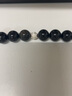 灵久久硬银佛珠六字真言隔珠手工编织红绳DIY999银饰手链项链配件散珠子 银色 10mm 实拍图