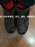 老美华冬季女款老北京棉布鞋加棉舒适软底休闲奶奶棉靴 红色 37 实拍图