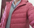 鸭鸭（YAYA）羽绒服男士轻薄短款修身时尚连帽保暖易打理外套简约潮D DYP87A0020-冰酒红色 M /170 实拍图