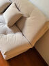 芝华士云朵沙发床一体两用可折叠小户型款沙发客厅小户型同款华士 奶白色实木框架牛奶绒面料原浆乳胶款 加宽版长180*宽110cm（三人位） 实拍图