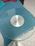 美思来登餐桌转盘钢化玻璃旋转桌面台面玻璃转盘家庭用底座连体圆桌转盘餐 辅助轮转盘直径90cm加厚 实拍图