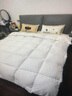 浪莎（LangSha）全棉国标羽绒被95白鹅绒被子冬被加厚保暖秋冬被褥空调棉质被芯纯 羽绒被-奶白色 200x230cm约8斤【已质检】 实拍图