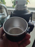 JRINKTEEA大容量保温杯户外茶水分离焖茶壶茶杯男士手提喝茶杯旅游水壶 K98绅士黑1200ml+杯套 实拍图