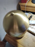 朗科雷 北欧轻奢全铜台灯 创意蘑菇灯 卧室床头温馨触摸可调光充插两用 A4 配8瓦三档亮度灯泡（暖光） 晒单实拍图