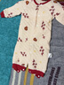 婧麒宝宝拜年服连体衣服冬装夹棉百日宴满月红色新生婴儿过年 满印福兔【保暖款】 59cm 实拍图