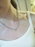 伊灿轻奢水钻吊坠仿珍珠项链女小众设计锁骨链2025新款爆款小米珠颈链 灰色水钻珍珠项链 实拍图