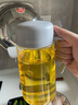 ecoco意可可自动开合油壶防漏玻璃装油瓶油罐醋酱油瓶厨房用品家用大容量 经典黑-大号（1000ml） 实拍图