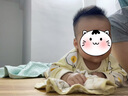 婧麒（JOYNCLEON）【带口水巾】婴儿衣服春秋款新生儿长袖哈衣纯棉连体衣 开衫小鸭子 73cm 实拍图