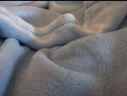 皮尔卡丹（pierre cardin）法兰绒毯子 超柔牛奶绒毛毯午睡空调毯毛巾被盖毯 灰色150*200cm 实拍图