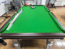 PNT（包上门安装）台球桌大理石标准型成人家用美式黑八台球商用球台 9尺 大理石台面【银色标配】 实拍图