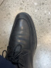 波图蕾斯(Poitulas)英伦男士商务休闲鞋正装皮鞋男系带耐磨 9829 黑色 42 实拍图