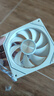 崴茗棱镜TFargb电脑风扇12cm机箱水冷散热器神光同步无限镜正反向静音台式PWM温控5Vrgb积木四代控制器 棱镜6Pro白色正叶（温控盒装） 实拍图