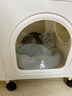 蔻丝猫笼子猫别墅室内一室一卫隔离带厕所一体适合大猫家用超大号猫笼 三室两层带滑轮【106*46*75】 颜值款：遥控小夜灯+饮食款 实拍图