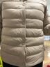 雪中飞羽绒内胆女轻薄羽绒服女短款新款冬季内搭修身时尚羽绒服外 驼色 M (160) 实拍图