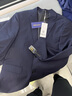 罗蒙西服套装男士修身职业正装西装套装商务伴郎服新郎服结婚礼服男装 实拍图
