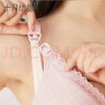 十月结晶 孕妇内衣女薄款聚拢哺乳文胸怀孕期喂奶专用上开扣文胸粉格 L码 实拍图
