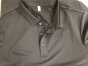 真维斯（JEANSWEST）Polo衫男2025夏季薄款抗菌速干宽松短袖休闲凉感透气纯色黑色M 实拍图