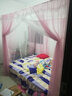 雅鹿家用蚊帐架1.5x2米三通不锈钢加粗加厚支架防摔蚊帐加密加柔面料 新品双层粉 1.5*2.0米床32MM不锈钢三通 实拍图