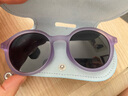 OLIVIO&CO女士墨镜防紫外线【成人亲子款】偏光防晒时尚款太阳眼镜 珊瑚紫【成人】椭圆全色 实拍图
