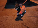 SLPC狗狗衣服冬天保暖中小型犬加厚四脚狗棉衣泰迪柯基小狗幼犬冲锋衣 橙 M（适合约5-8斤） 实拍图
