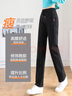 初申秋冬加绒运动裤女松紧中腰显瘦直筒韩版学生卫裤休闲裤S13JK3601 实拍图