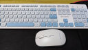 联想（Lenovo）异能者无线键鼠套装 键盘鼠标套装 小新 拯救者笔记本电脑无线鼠标 全尺寸键鼠套装  KN300s 蓝色 实拍图