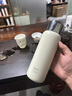 梵科焖茶保温杯高档陶瓷内胆水杯男女户外大容量泡茶杯钛茶隔杯子礼物 梵器焖茶杯-禅意白 500ml 实拍图