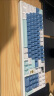 机械蜂（X100）蓝牙/有线/2.4g三模机械键盘Gasket结构全键热拔插客制化铝坨坨CNC游戏办公电竞专用键盘 X100 Pro版  银沙白  风信子(KTT) 晒单实拍图